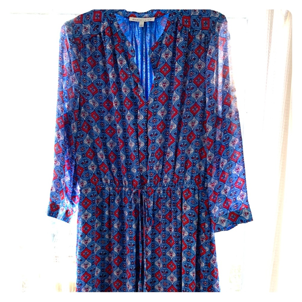Daniel Rainn Red White And Blue Dress